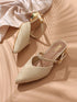 GNIST Party Mule Nude Round Heels